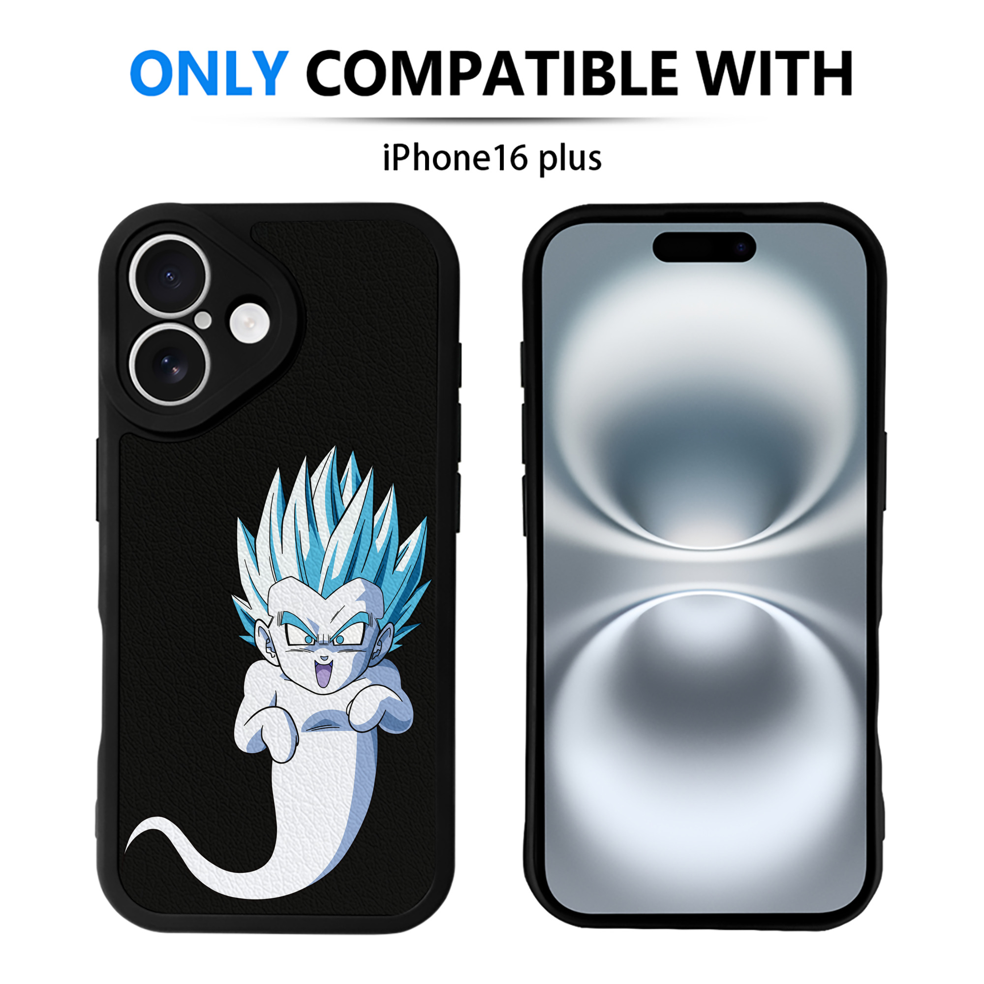 （画像用） ドラゴンボール ベジット DRAGON BALL Vegetto 【iPhone 16シリーズ対応】シリコンスマホケース（レザー調） 材質：シリコン